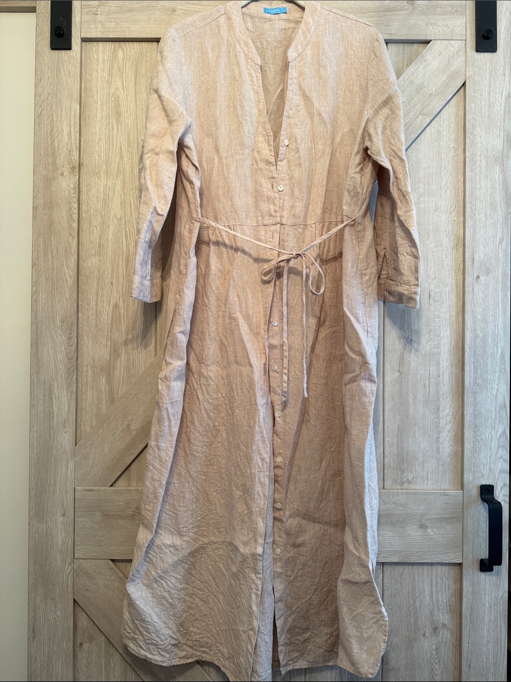 J. McLaughlin Linen Button Down Maxi Dress